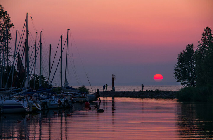 Elbląg, Port w Suchaczu,