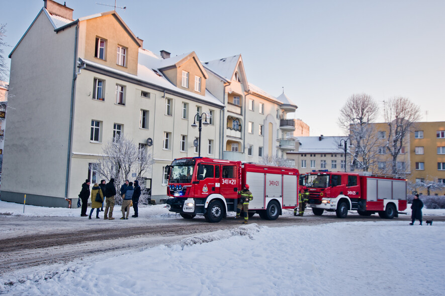 Elbląg, Pożar na Bałuckiego