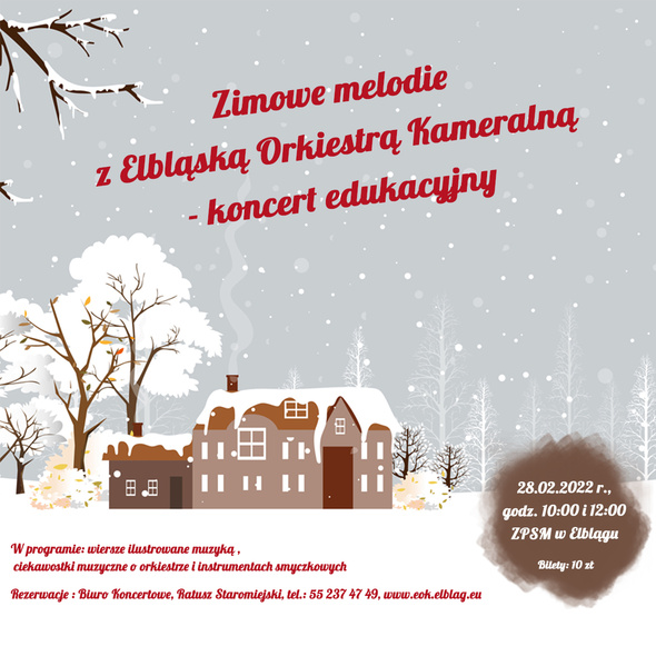 Elbląg, Zimowe melodie z Elbląską Orkiestrą Kameralną Elbląg, Zimowe melodie z Elbląską Orkiestrą Kameralną