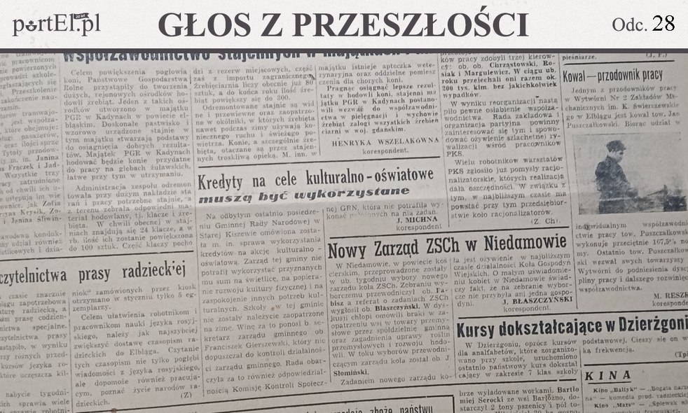 Elbląg, Głos Wybrzeża nr 45, 1950 r.