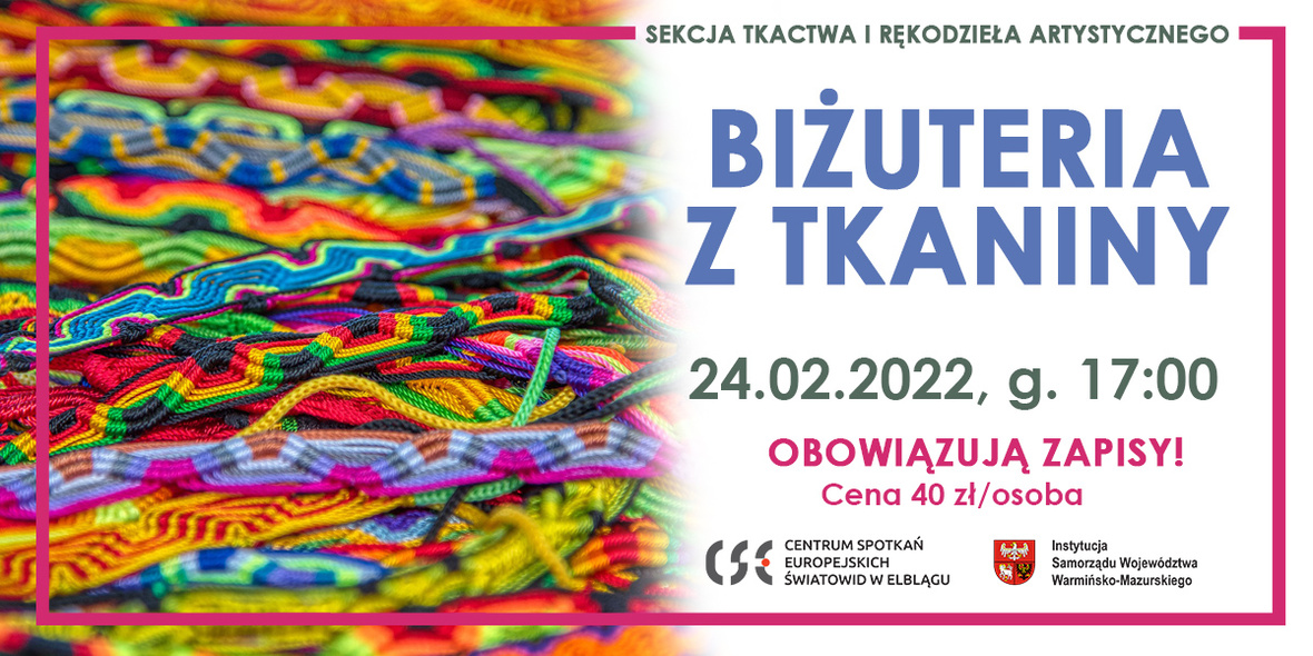 Elbląg, Światowid zaprasza na zajęcia sekcji tkactwa i rękodzieła artystycznego