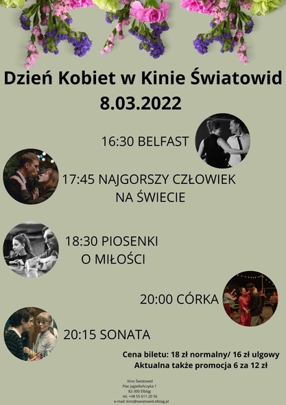 Elbląg, Dzień Kobiet w Kinie "Światowid"
