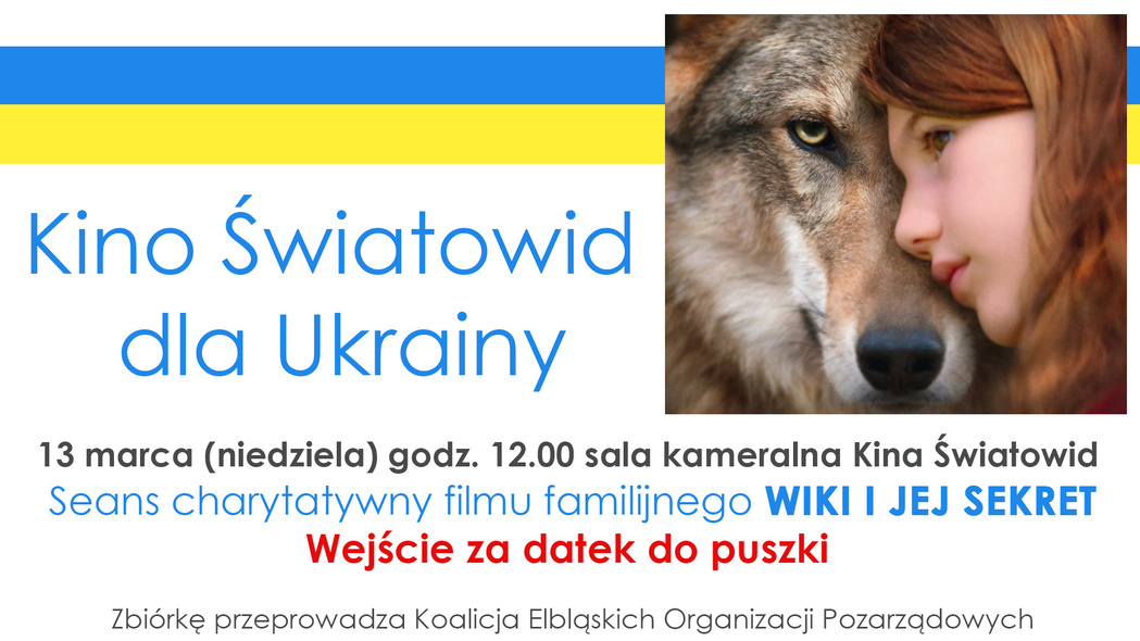 Elbląg, Kino Światowid dla Ukrainy