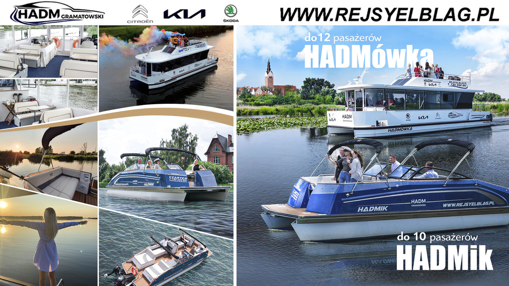 HADMik i HADMówka gotowe na nowy sezon! Już niedługo ruszamy z rejsami!