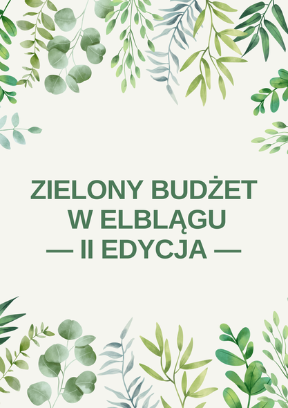 Elbląg, Składajmy wnioski do Zielonego Budżetu w Elblągu