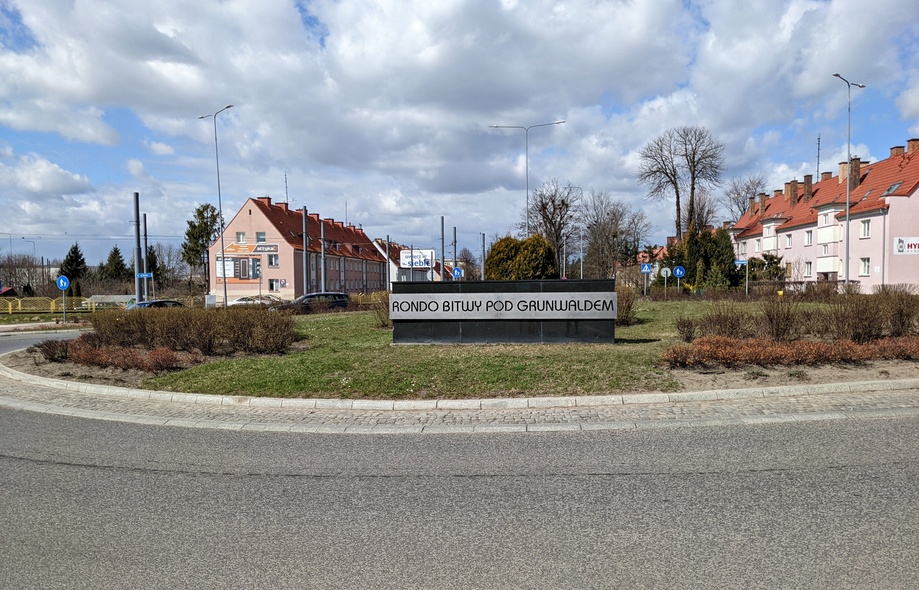 Elbląg, Rondo już z nową nazwą Elbląg, Rondo już z nową nazwą