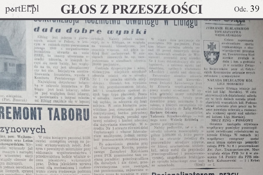 Elbląg, Głos Wybrzeża nr 61, 1950 r.