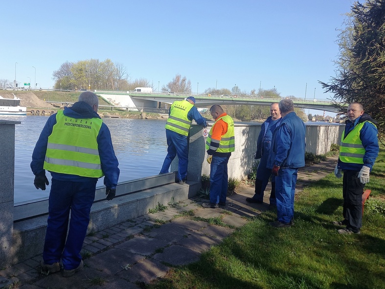 Elbląg, Ćwiczyli na wypadek cofki