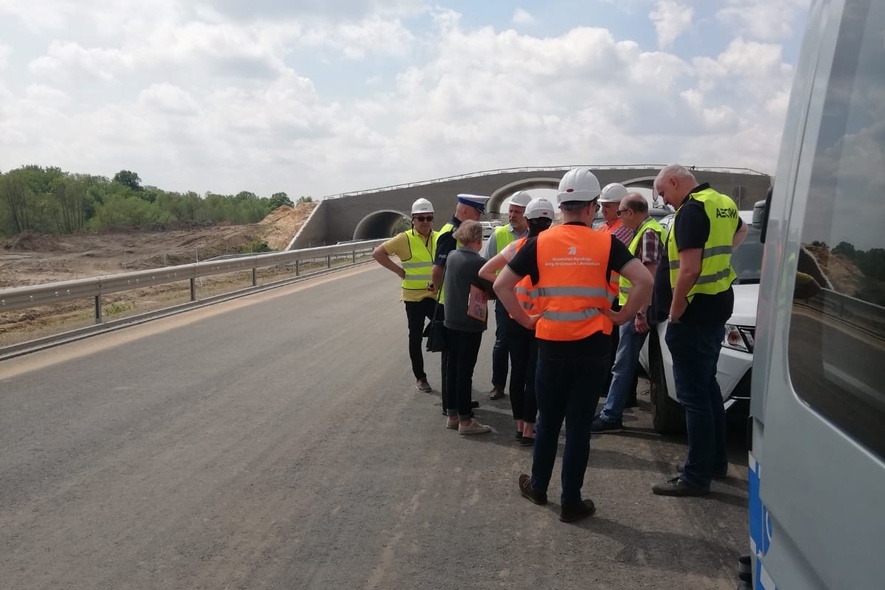 Elbląg, Drogę na odcinku w Niewieścinie badał specjalny zespół,