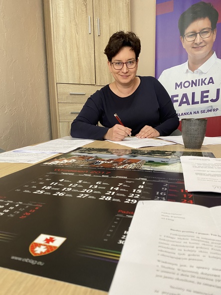 Biuro Moniki Falej czeka na mieszkańców Elbląga