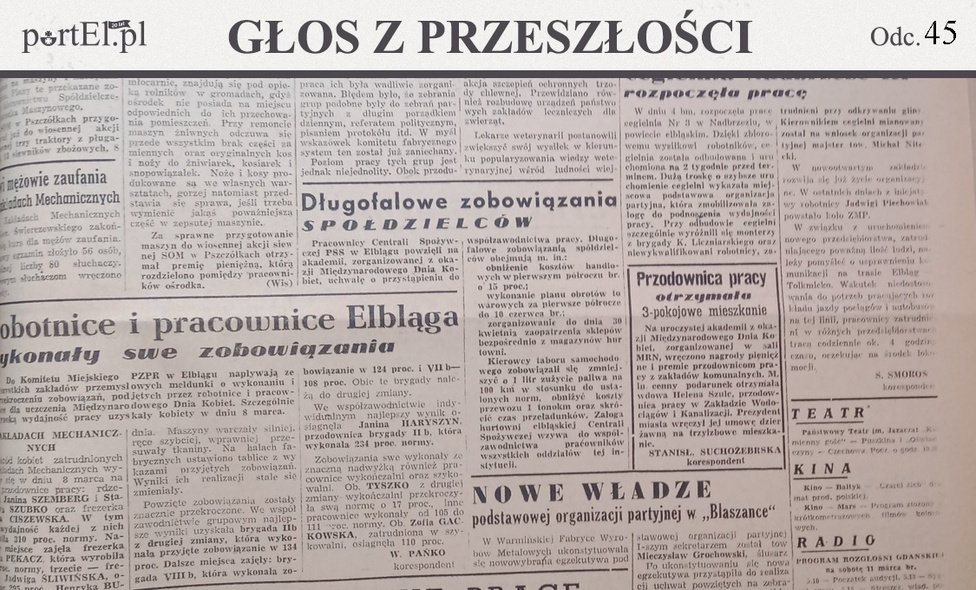 Elbląg, Głos Wybrzeża nr 70, 1950 r.