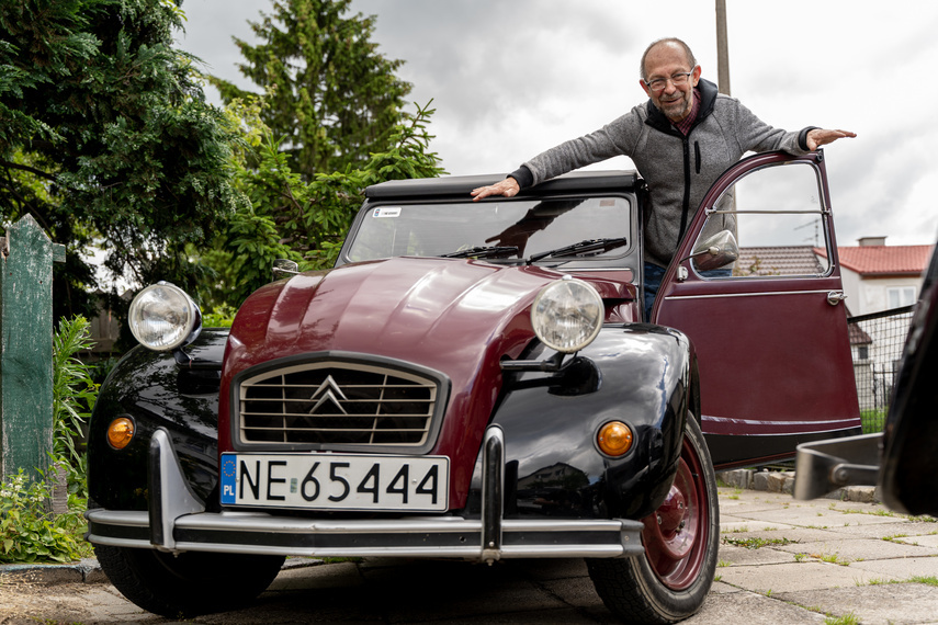 Elbląg, Andrzej Rybicki i Citroen 2CV Chewrolet