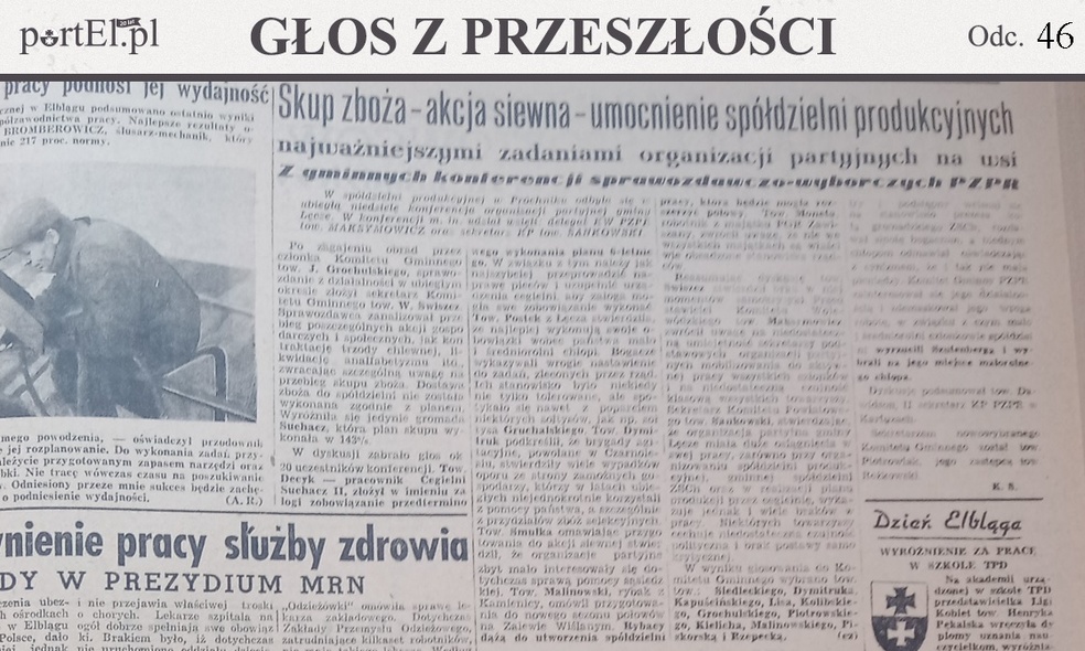 Elbląg, Głos Wybrzeża nr 74, 1950 r.