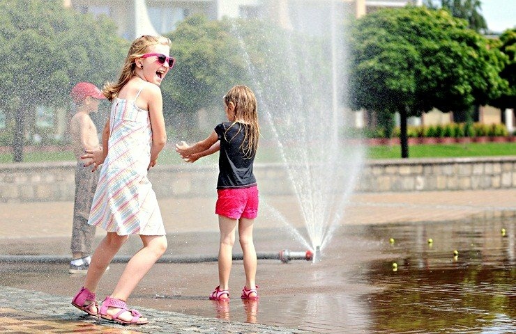 Elbląg, Kurtyna wodna na Dniach Elbląga