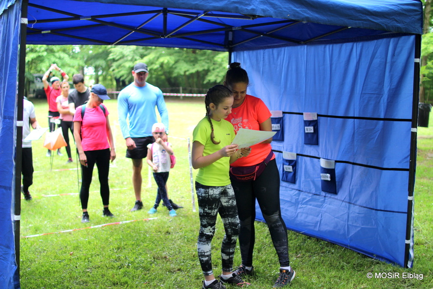 Elbląg, Gra rodzinna w parku Kajki