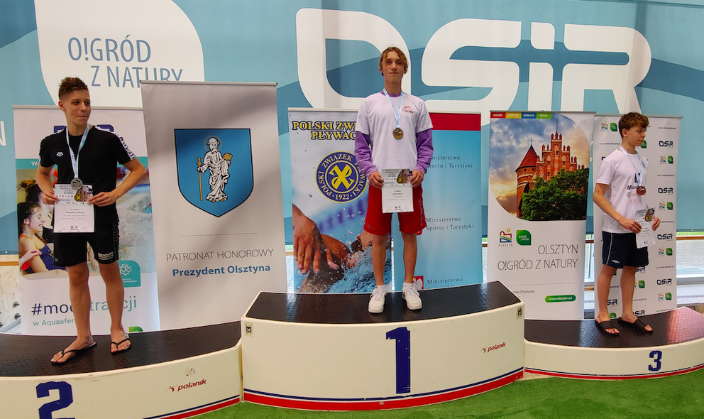 Elbląg, Marcel Jureko pływackim mistrzem Polski juniorów