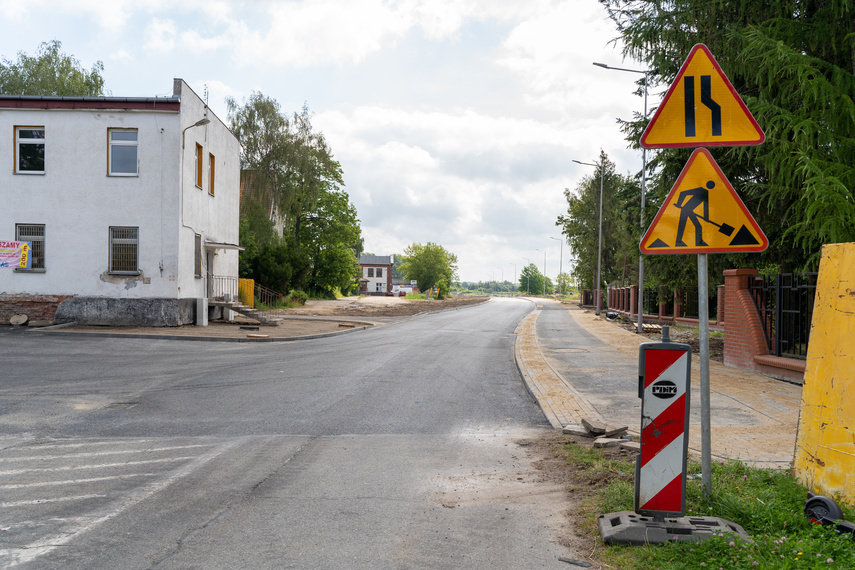 Elbląg, Skrót przez byłe koszary prawie gotowy