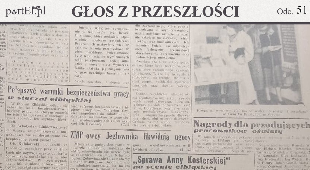 Elbląg, Głos Wybrzeża nr 124, 1950 r.