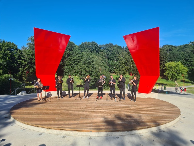 Elbląg, W Parku Dolinka grała muzyka filmowa