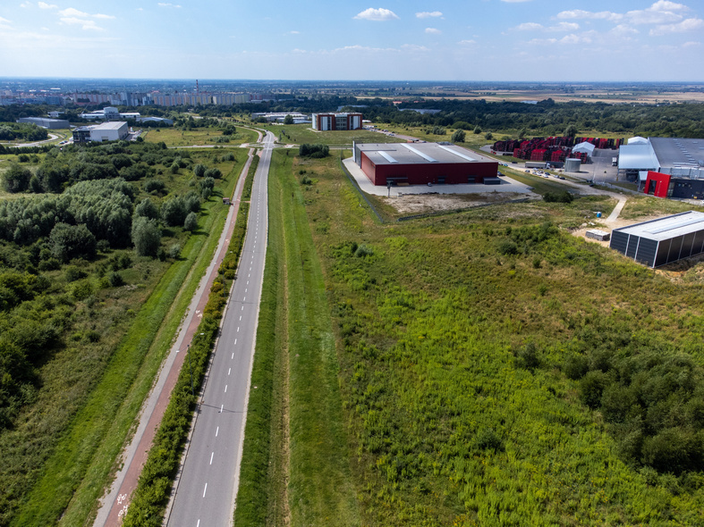 Elbląg, Widok na Modrzewinę,