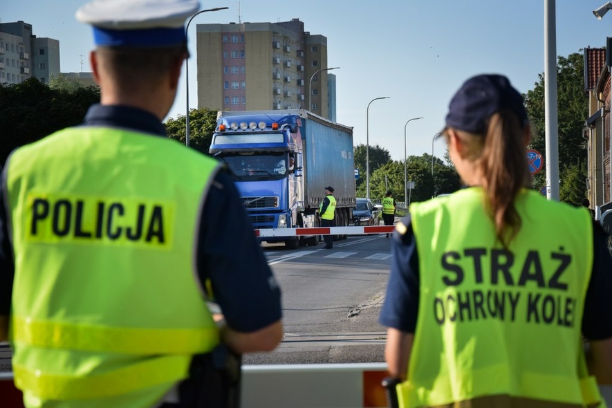 Elbląg, "Bezpieczny piątek" - w trosce o bezpieczeństwo na przejazdach kolejowych