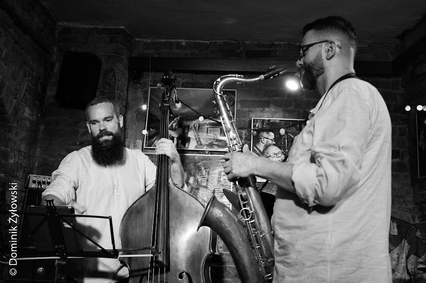 Elbląg, Od lewej: Maciej Sadowski i Tomasz Grzegorek w Krypcie,