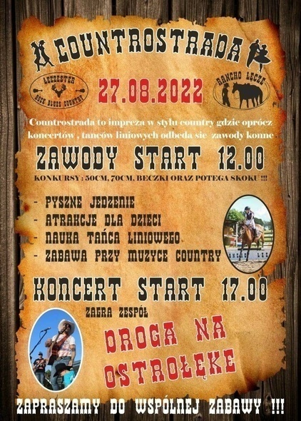 Elbląg, Countrostrada w Rancho Łęcze!