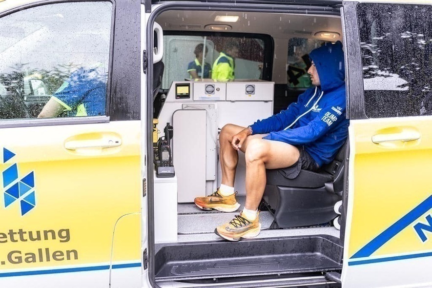 Elbląg, Robert Karaś musiał przerwać wyścig!