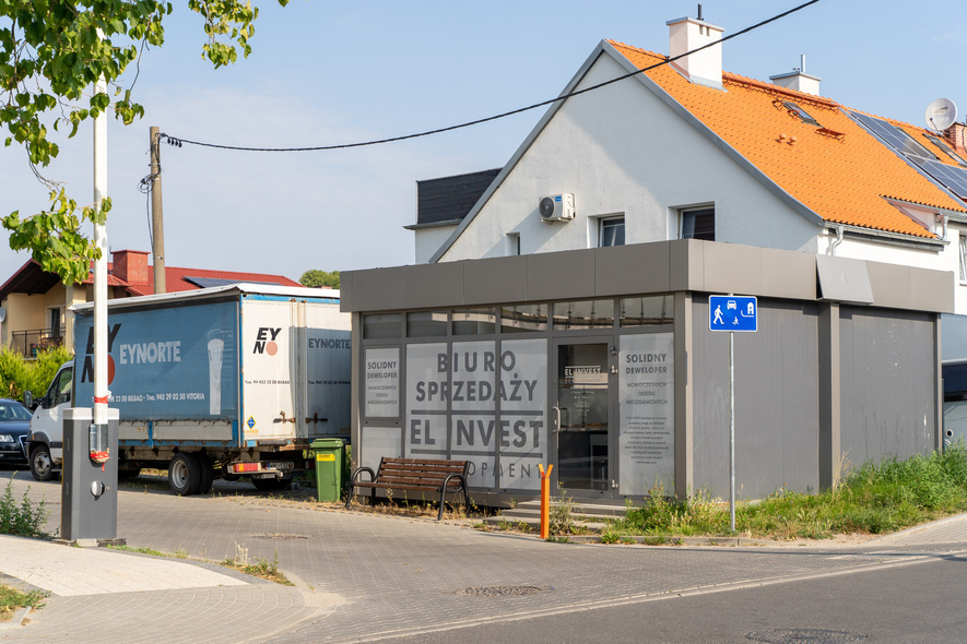 Elbląg, Biuro dewelopera na Osiedlu Sadowa,