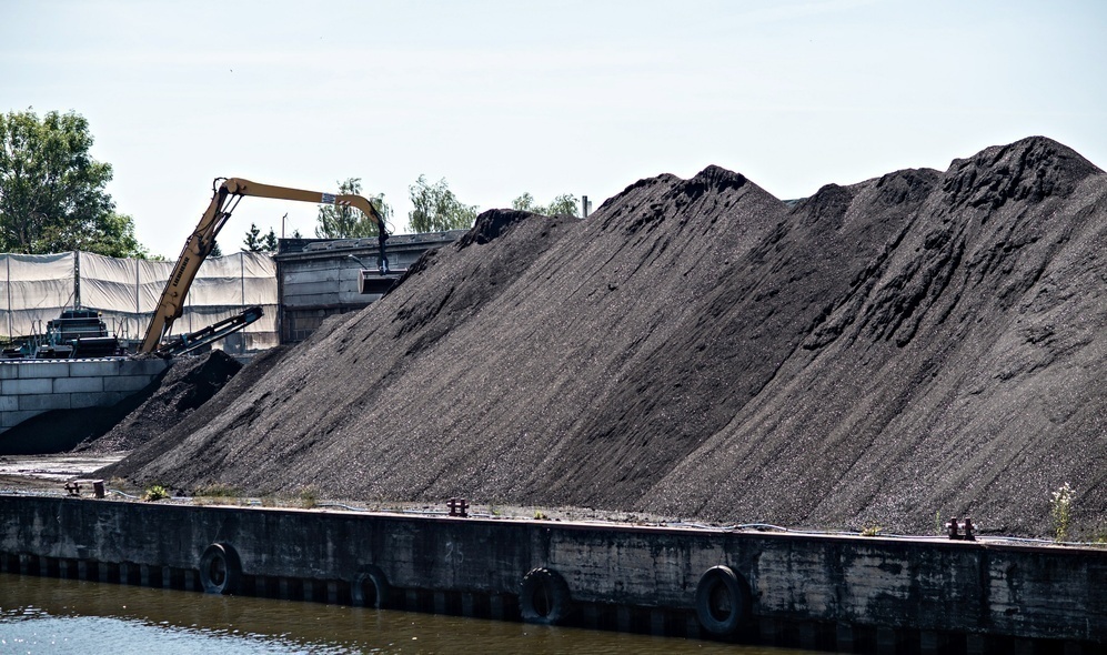 Elbląg, Węgla jak na lekarstwo