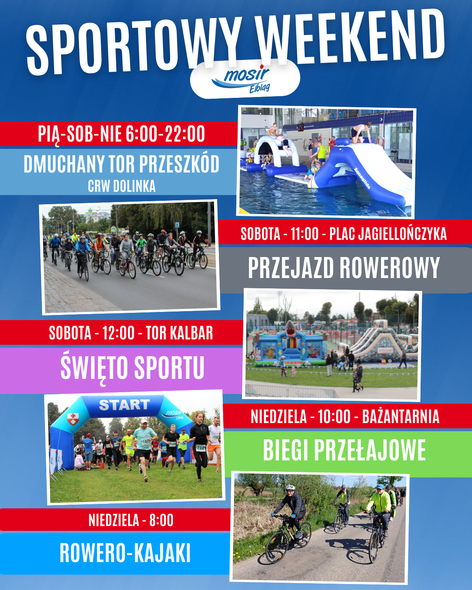 Elbląg, Weekend pełen MOSiR-owych wydarzeń