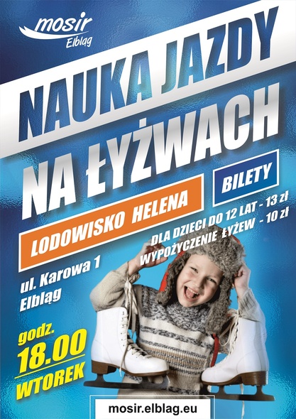 Elbląg, Nauczymy dzieci jeździć na łyżwach