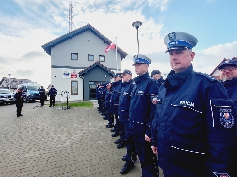 Elbląg, Otwarcie nowego posterunku policji w Młynarach, Elbląg, Otwarcie nowego posterunku policji w Młynarach,