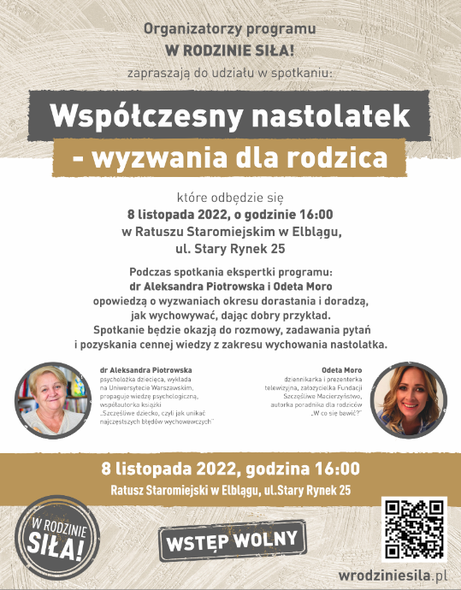 Elbląg, Spotkanie w ramach programu "W rodzinie siła"