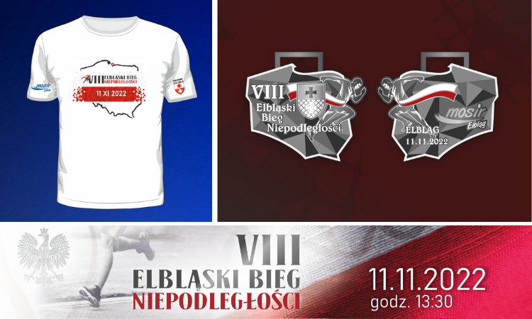 Elbląg, Zobacz medal i koszulkę na Bieg Niepodległości Elbląg, Zobacz medal i koszulkę na Bieg Niepodległości
