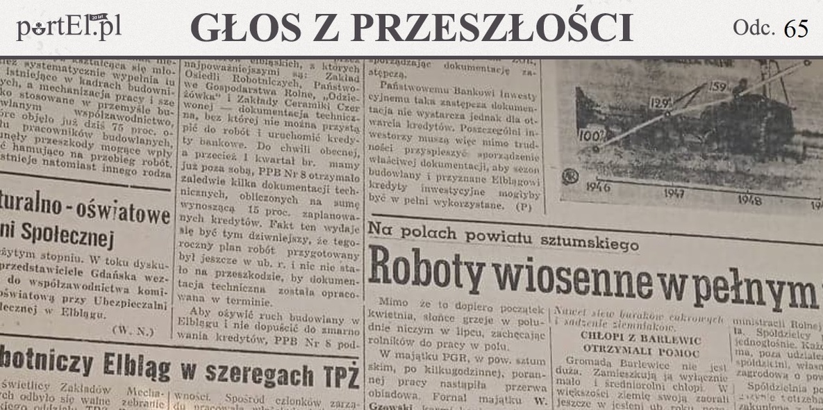 Elbląg, Głos Wybrzeża nr 94, 1950 r.