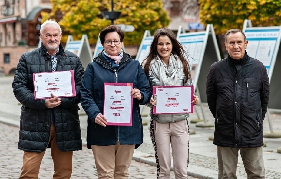 Elbląg, Konferencja prasowa Moniki Falej (Lewica),