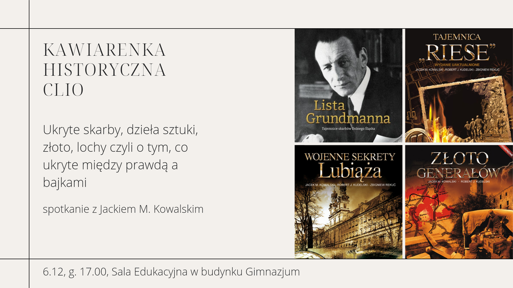 Elbląg, Ukryte skarby, dzieła sztuki, złoto, lochy. Jacek M. Kowalski o tym, co ukryte między prawdą a bajkami Elbląg, Ukryte skarby, dzieła sztuki, złoto, lochy. Jacek M. Kowalski o tym, co ukryte między prawdą a bajkami
