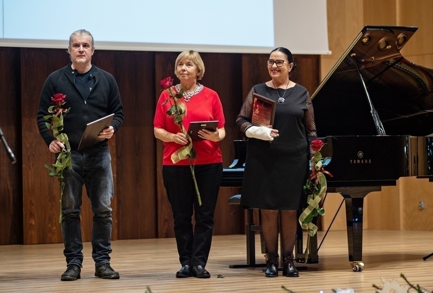 Elbląg, Marcin Wiśniewski, Wiesława Parys i Bogumiła Salmonowicz na Gali Fundacji Elbląg