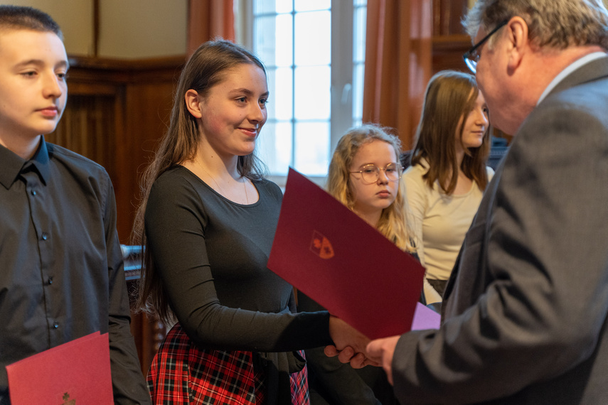 Elbląg, Wręczenie stypendiów w Urzędzie Miejskim,