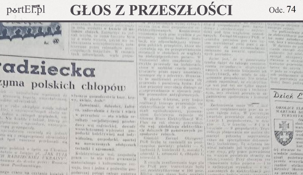 Elbląg, Głos Wybrzeża nr 105, 1950 r.