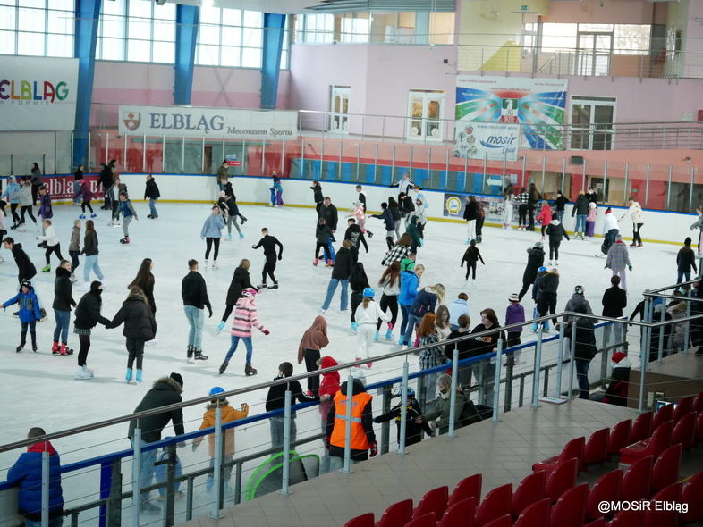 Elbląg, Ferie z lodowiskiem