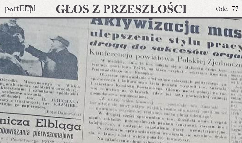 Elbląg, Głos Wybrzeża nr 107, 1950 r.