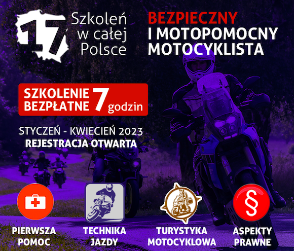 Elbląg, Ruszyły zapisy na bezpłatne szkolenia dla motocyklistów