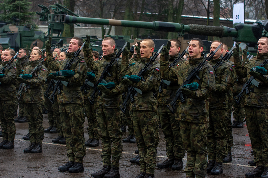 Elbląg, Uroczysta przysięga odbyła się na ternie 16 Pułku Logistycznego w Elblągu