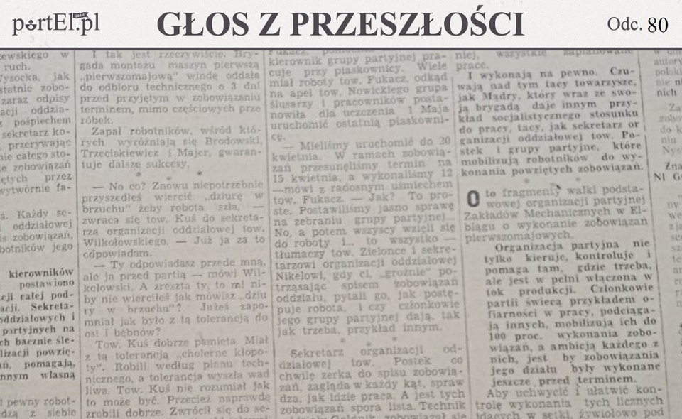 Elbląg, Głos Wybrzeża nr 110, 1950 r