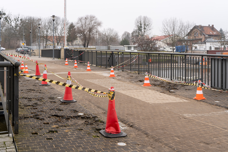 Elbląg, Tak obecnie wygląda nawierzchnia Mostu Wysokiego