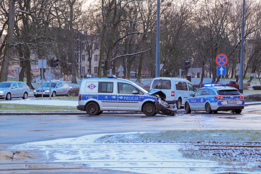 Elbląg, Kolizja z radiowozem