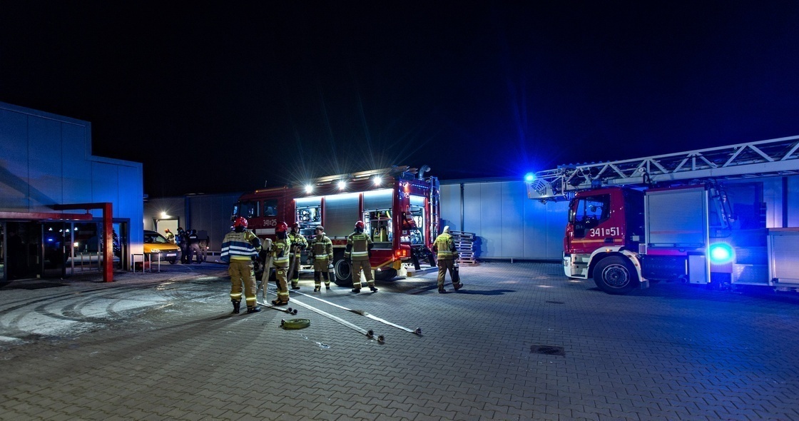 Elbląg, Akcja strażaków w Gronowie Górnym