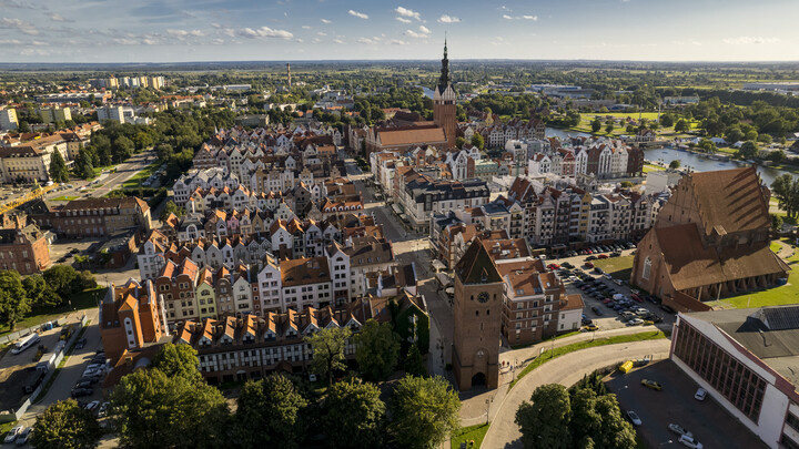 Elbląg, Elbląg - widok z 2021 r. Zdjęcie pochodzi z konkursu Fotka Miesiąca